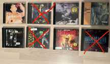 CDs manowar, ministry, ratos do porão, ena pa 2000