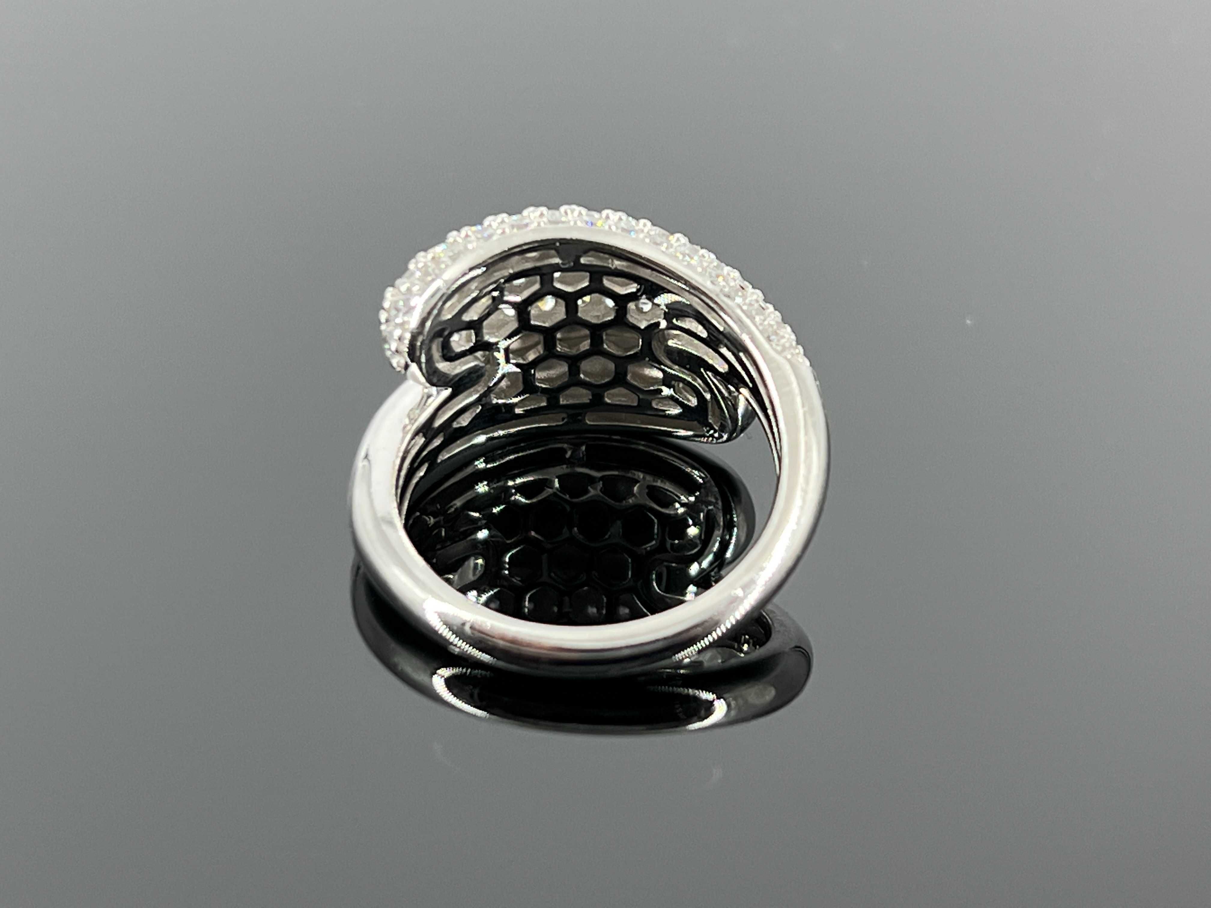 Srebro - Srebrny pierścionek z cyrkoniami - próba 925