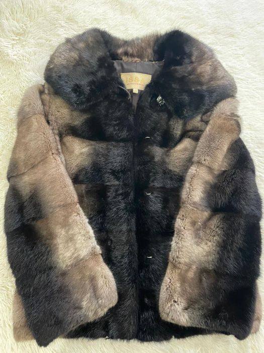 Полушубок норковий хс