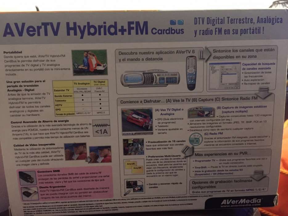 AverTV Hybrid + FM Cardbus