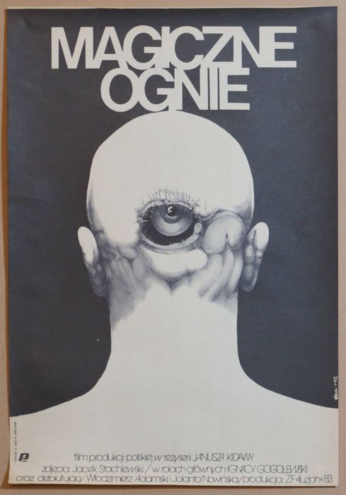 Stary Plakat studyjny - Magiczne Ognie 1983 r.