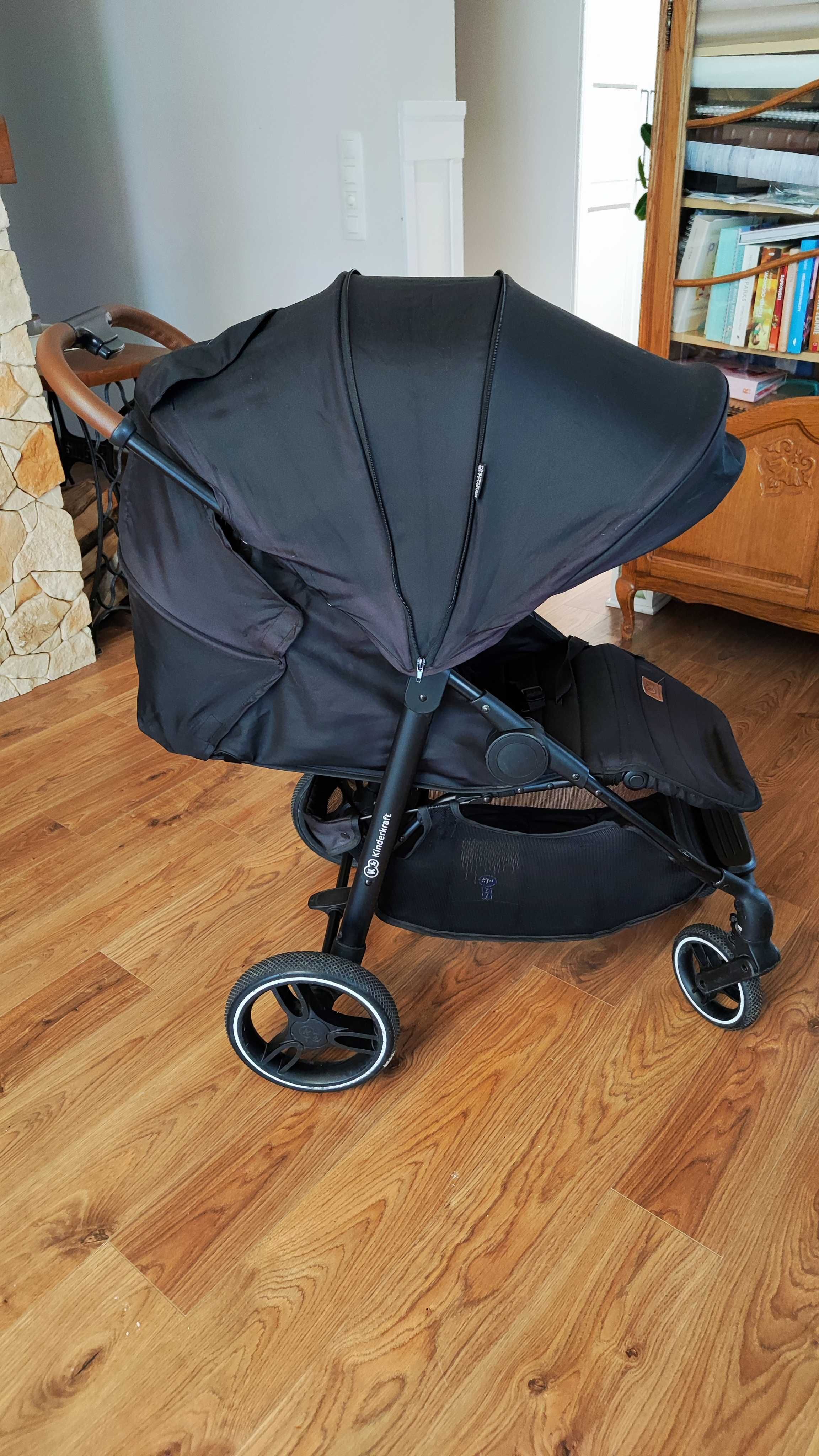 Kinderkraft wózek spacerowy GRANDE LX czarny