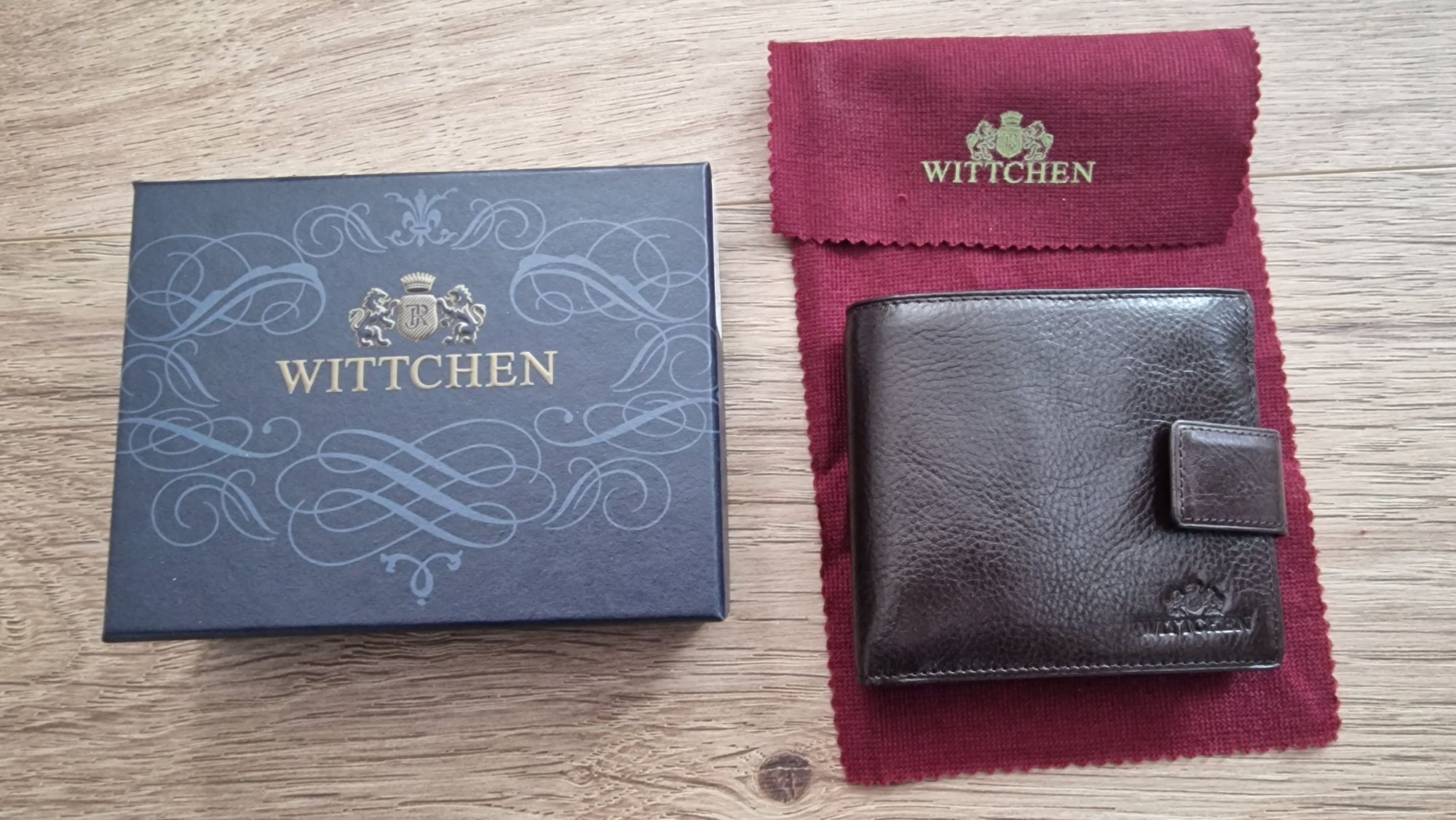 Wittchen Italy wallet - brązowy portfel skórzany