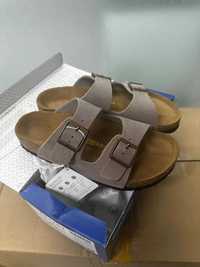 Birkenstock Arizona Lit de pied souple Gray fur EU 36