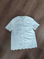 Biała bluzka 140 koszula dla dziewczynki