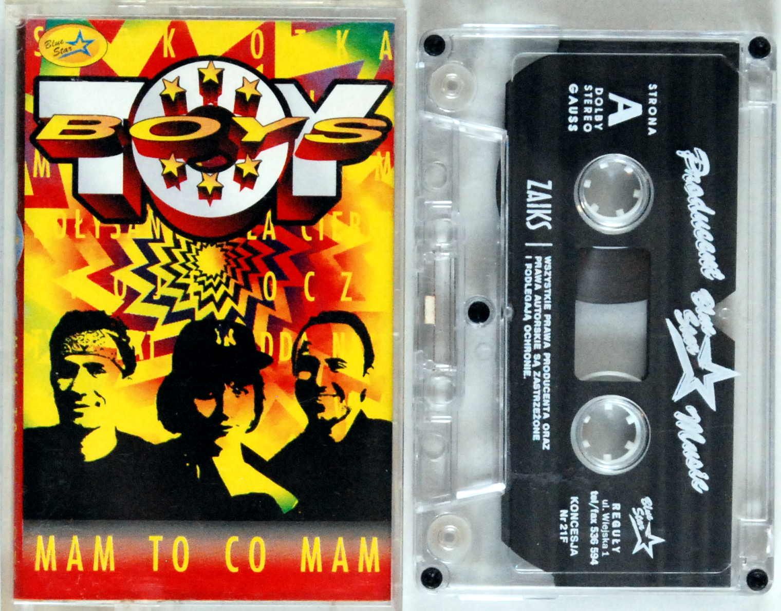 Toy Boys - Mam To Co Mam (kaseta) BDB