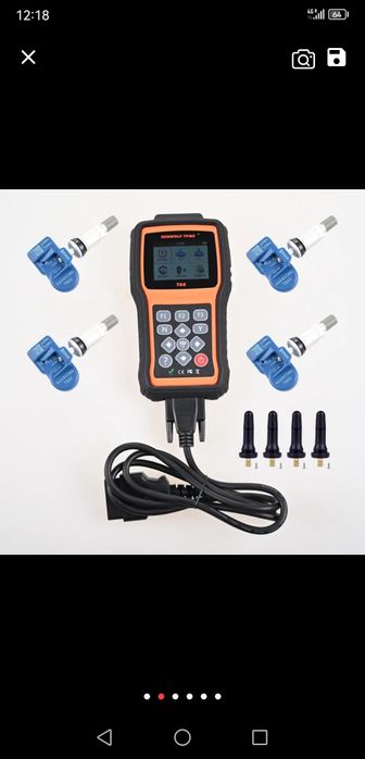 Программатор датчиков колес .  прибор +10 датчиков колес  комп.