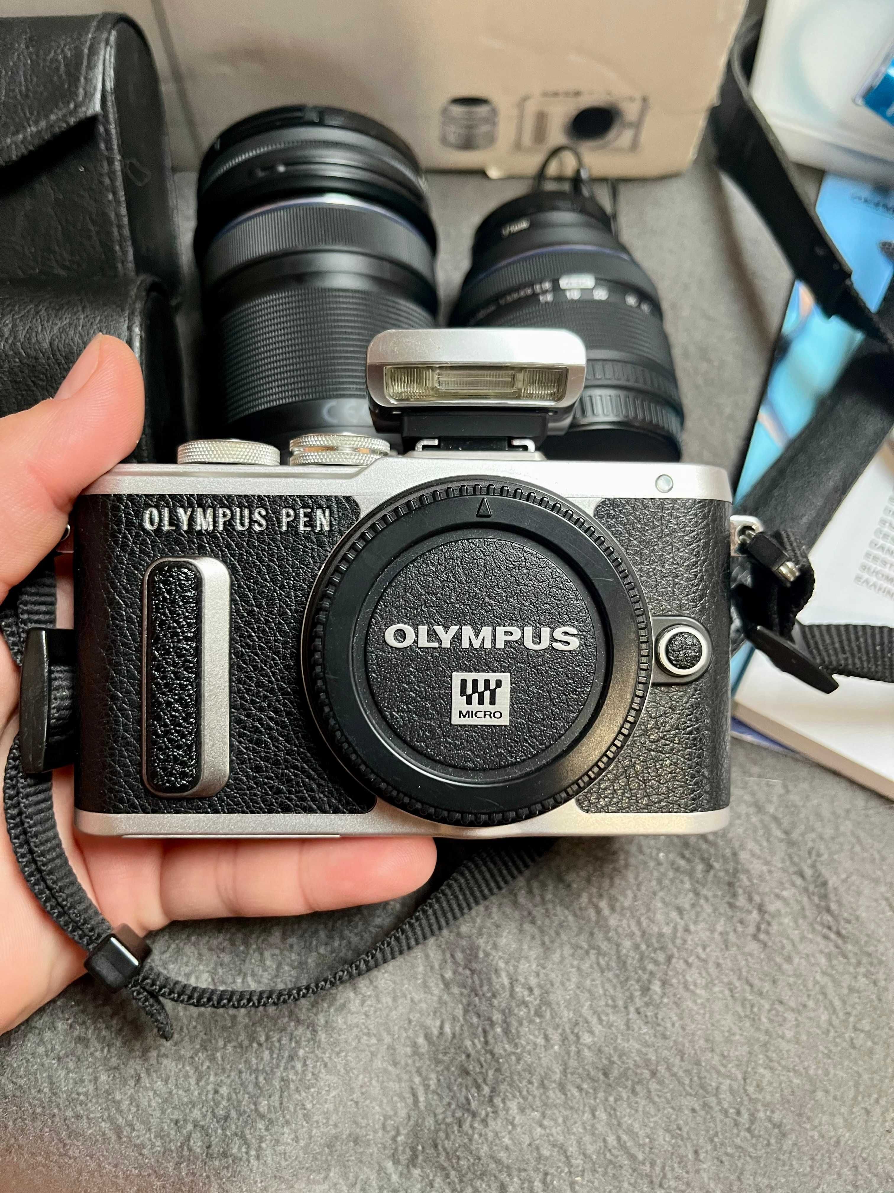 Zestaw fotograficzny Olympus PEN E-PL8 niski przebieg