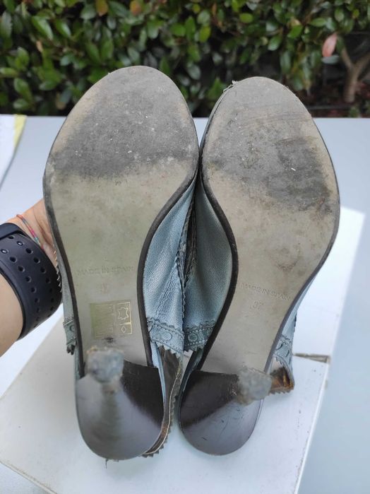 lote 4 pares nº37 em pele