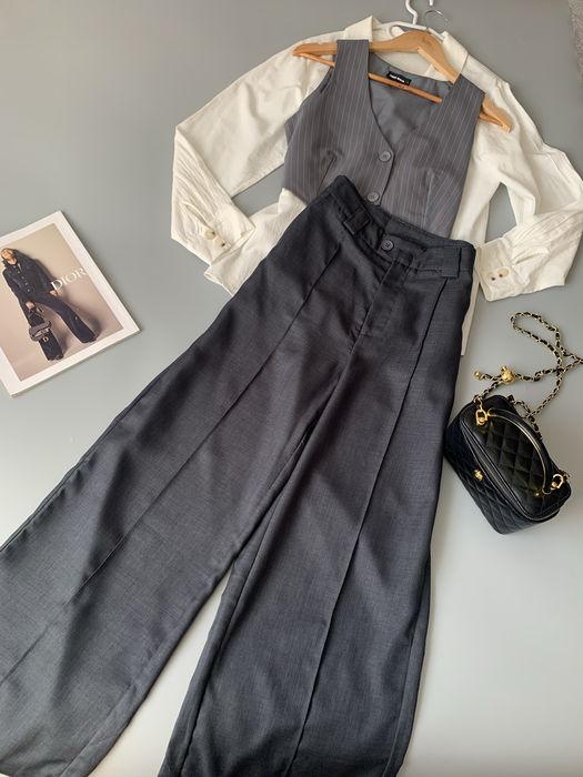 Широкі стильні брюки р.М