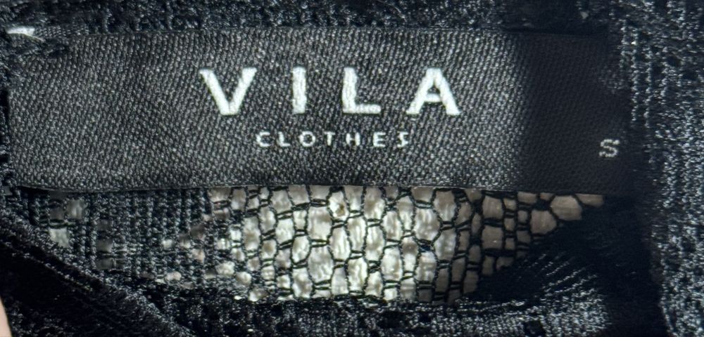 Мереживний ажурний топ блузка з мережива від VILA