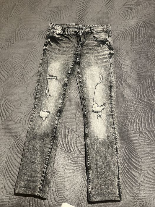 Spodnie jensowe new yorker smog 2 pary szare niebieskie