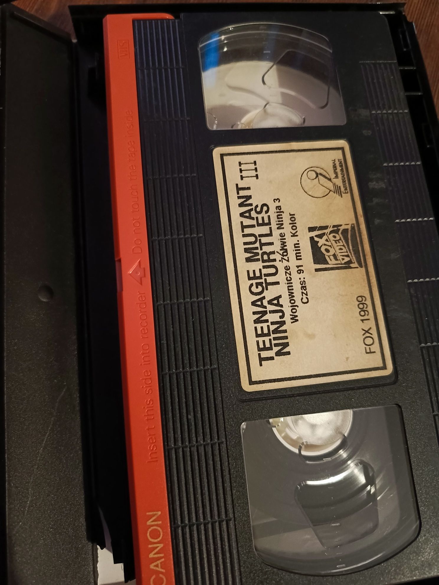 Unikat! Żółwie Ninja 3 kaseta VHS video
