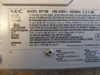 Projektor NEC N100 jak NOWY