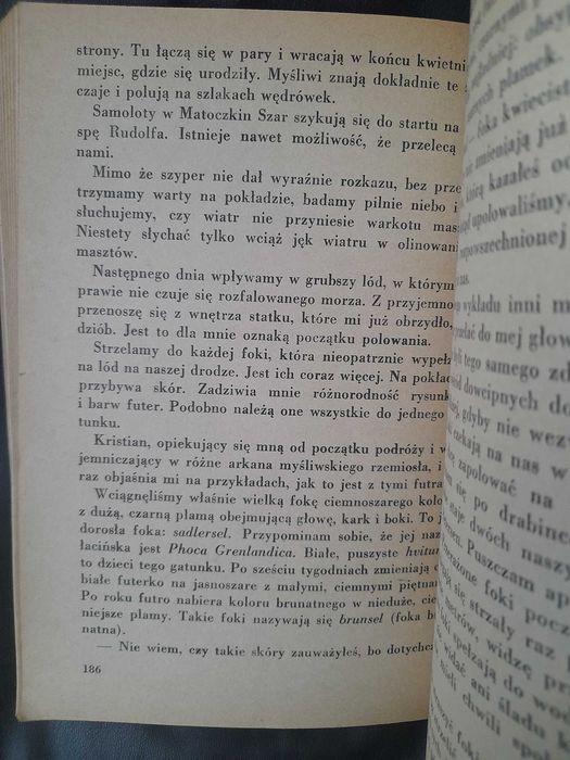 Biała foka Centkiewicz 1956r