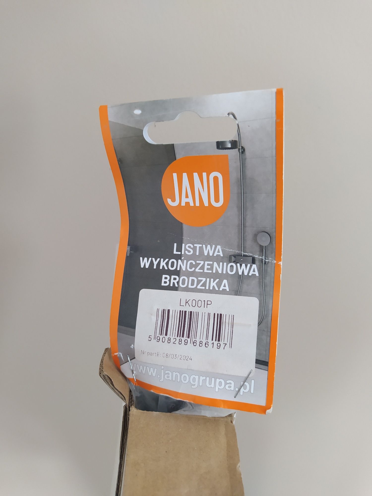 Listwa spadkowa prawa brodzikowa