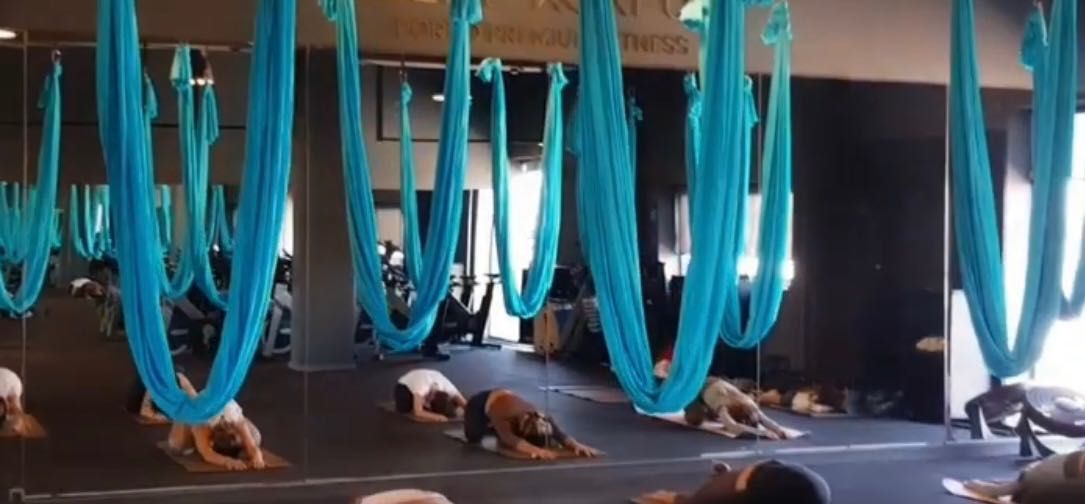 Kit Aerial Yoga , semi novo