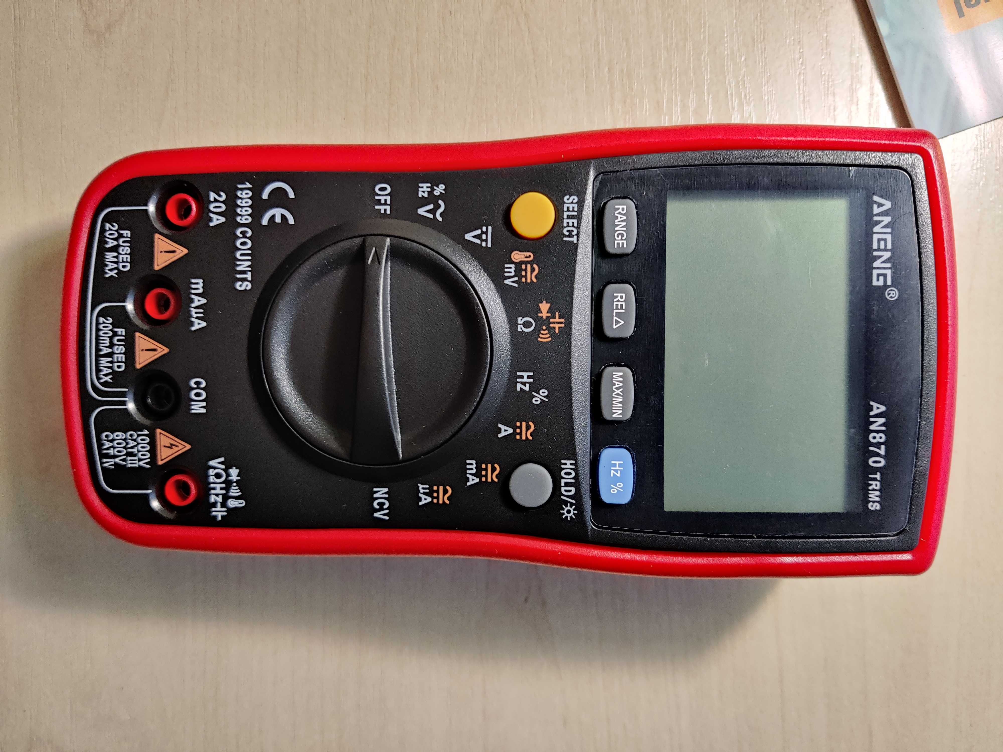 AN870 Pro Red мультиметр (ANENG)