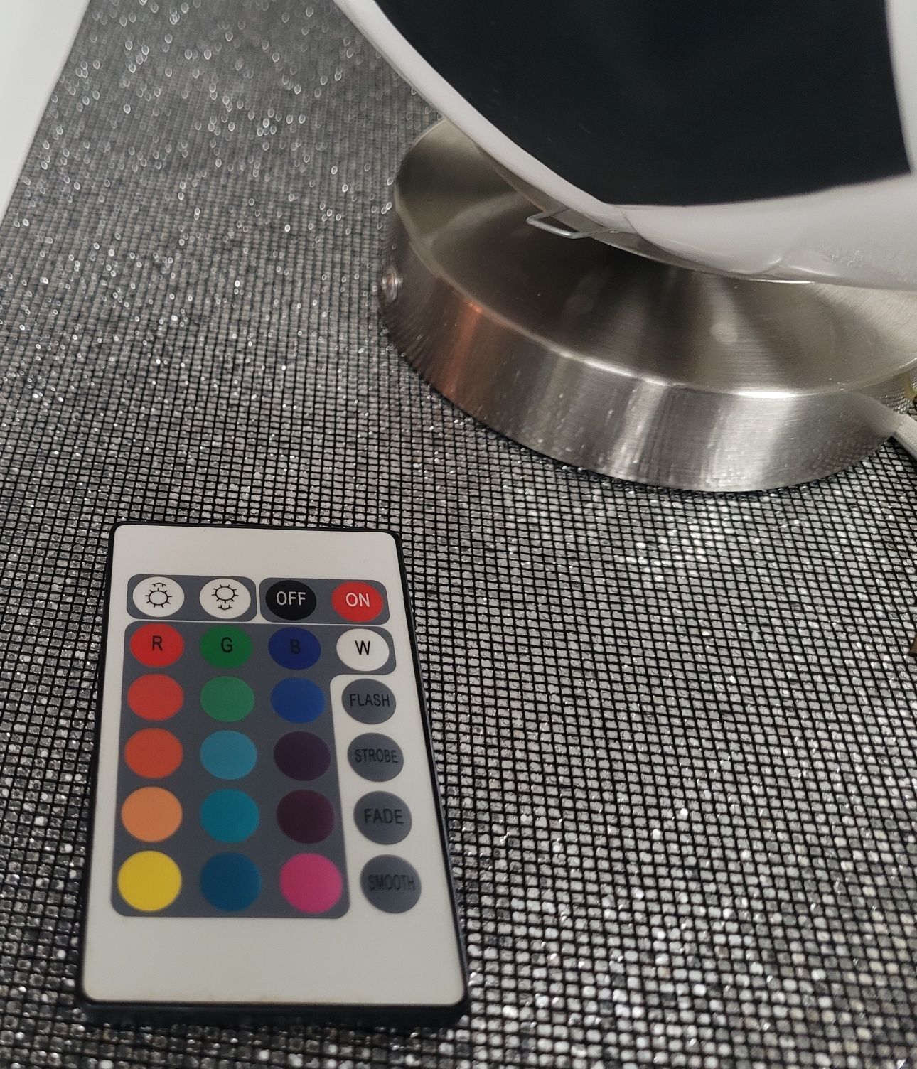 Lampa sufitowa piłka nożna żarówka led na pilota