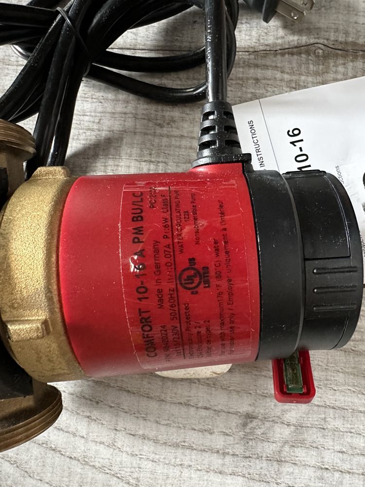 Насос Grundfos 98420224 UP 10-16 A PM BU/LC Comfort PM