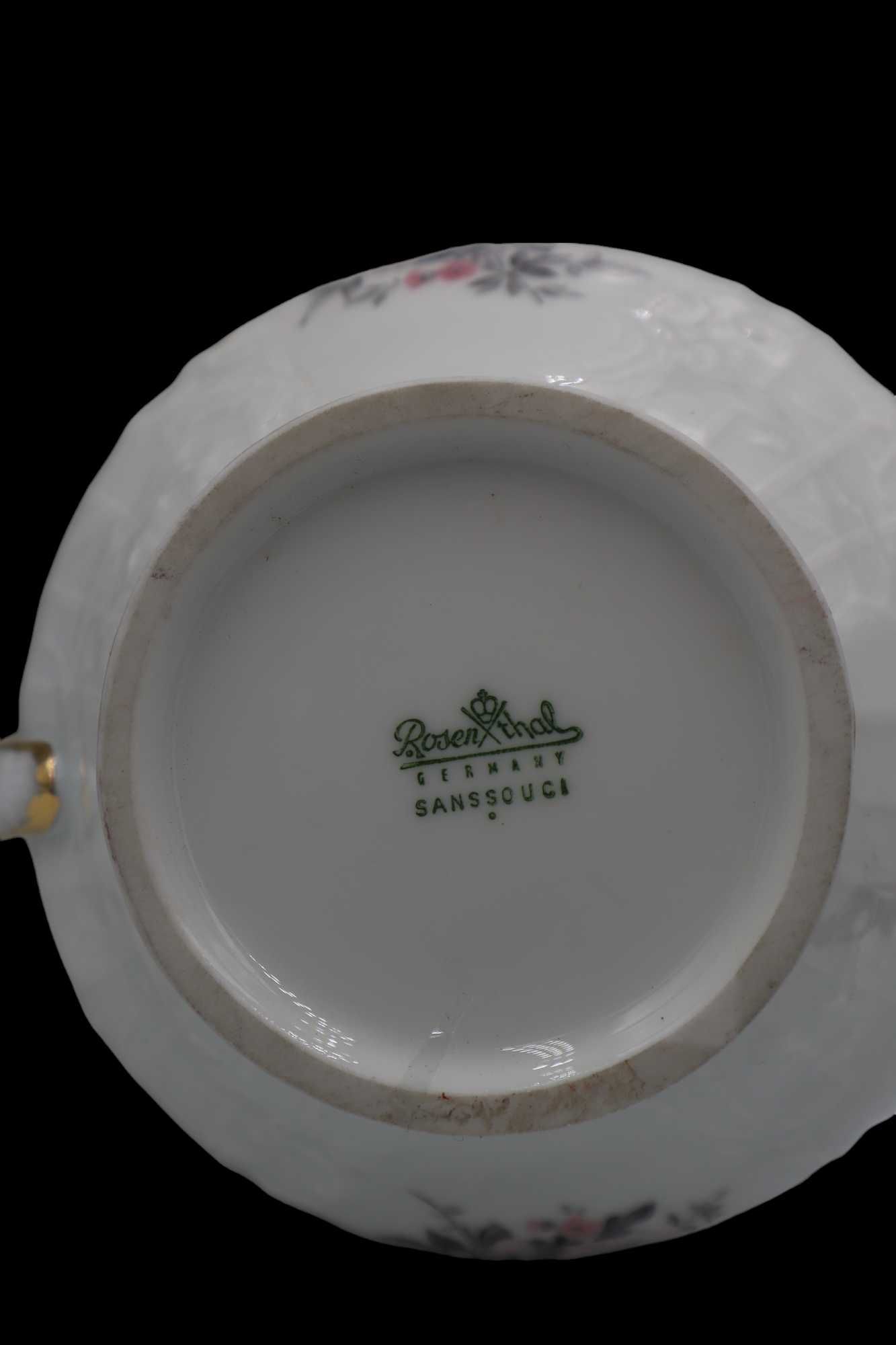 Rosenthal Sanssouci środek stołu szara róża b4/011472