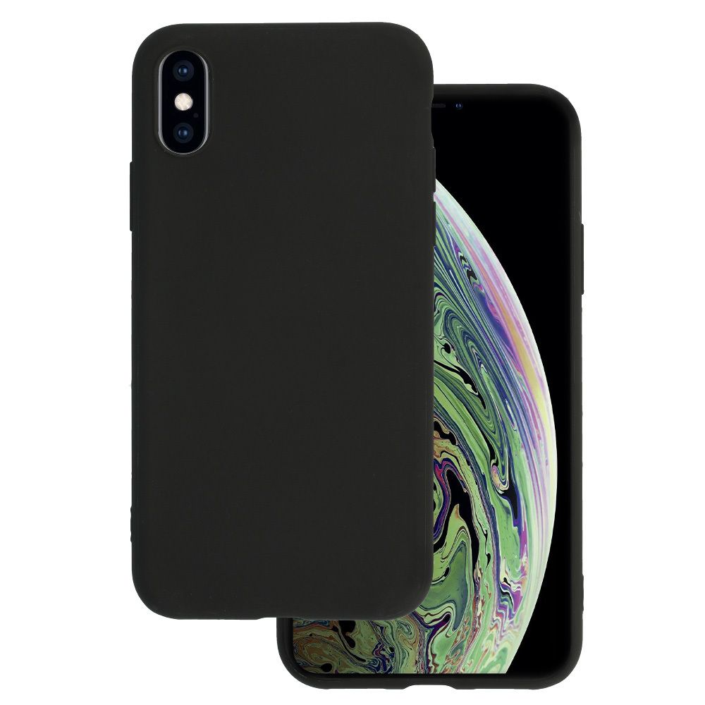 Back Case Matt Do Iphone X/Xs (5,8") Czarny