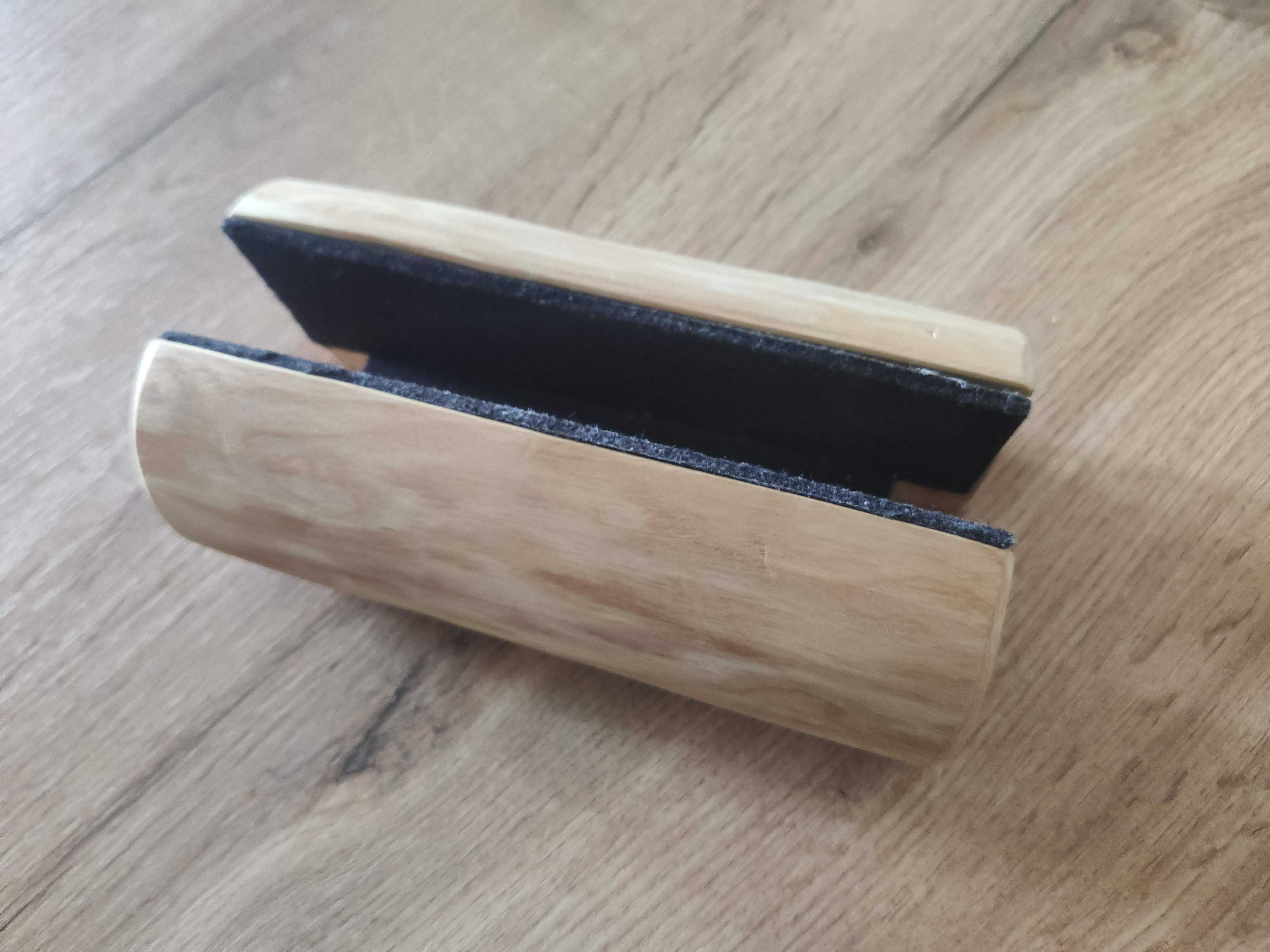 Zestaw drewniany PIÓRNIK i STOJAK NA LAPTOPA boho holder do notebooka