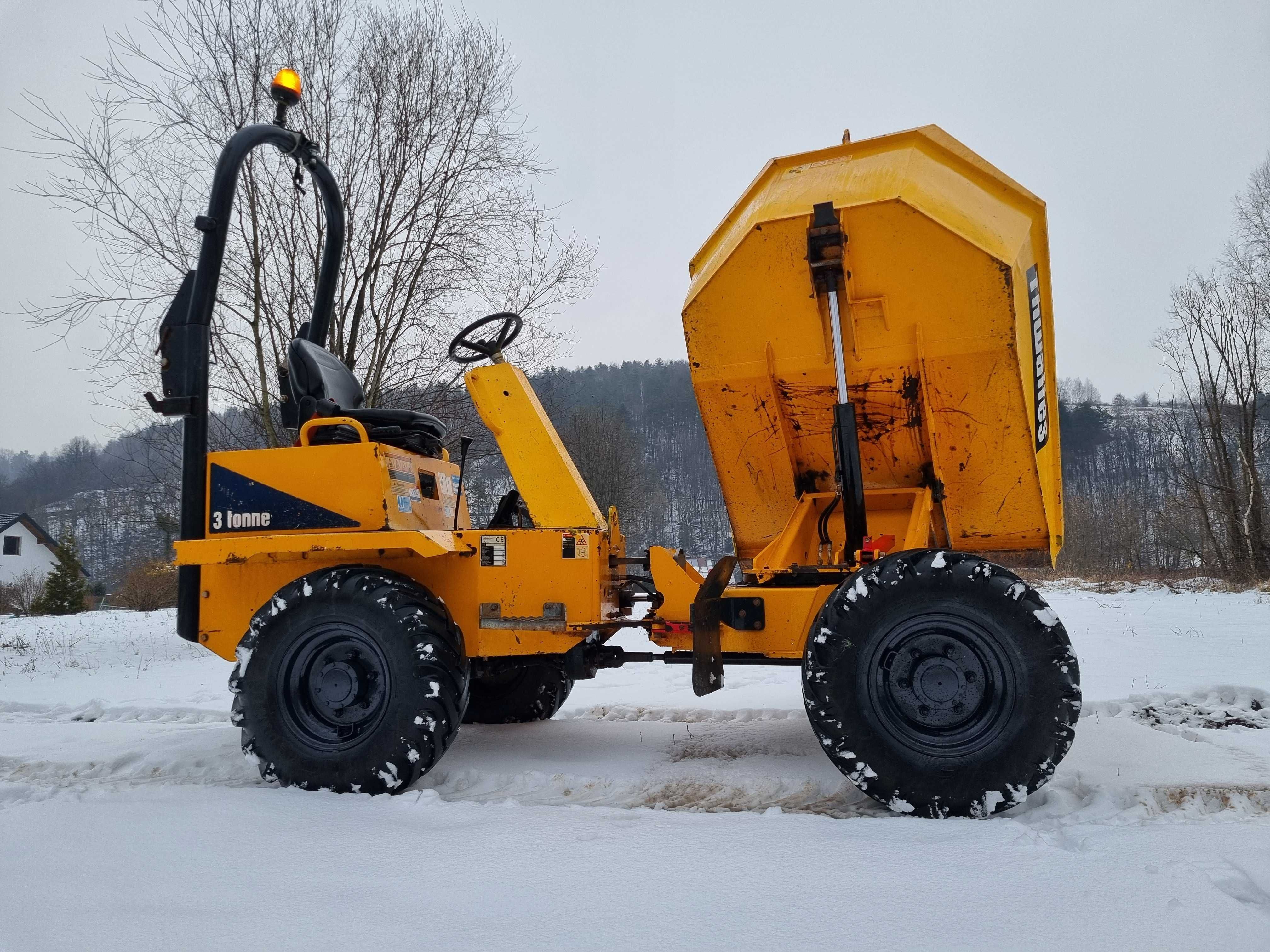 Wozidło 3t Thwaites JAK NOWE 2018r Import Norwegia 1530h KIPER+OBRÓT!