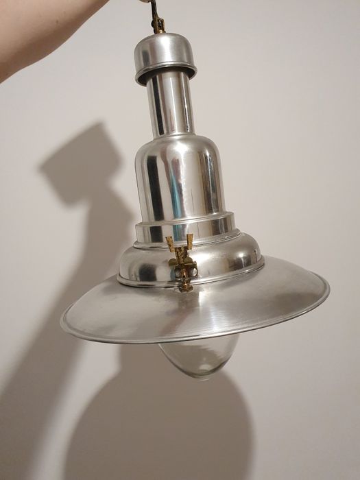 Ikea lampa sufitowa kolor stalowy
