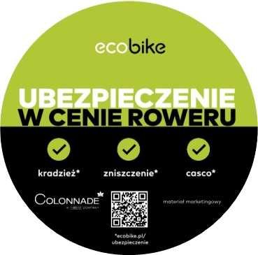 Rower elektryczny Ecobike Even Ocean Blue 17,5Ah+GPS+Ubezp. AC w cenie