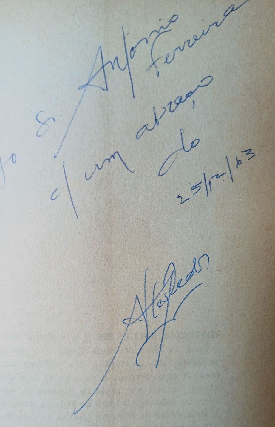 Alves Redol Livro Assinado pelo Autor Ano 1963 Raro