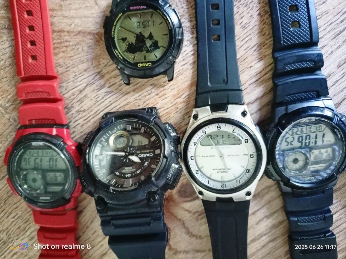 Zegarki casio 11 sztuk zestaw