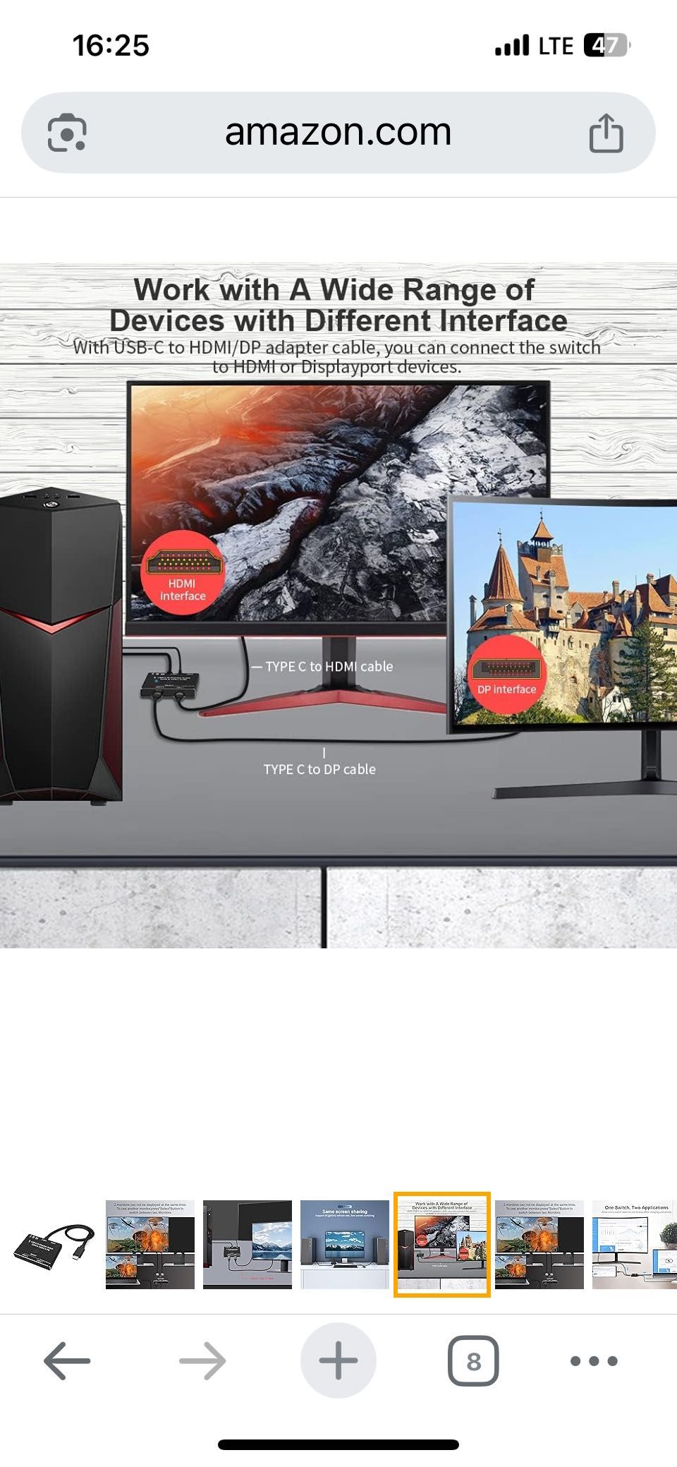HDMI 2.1 8K Przełącznik Kierunkowy 2-wejściowy / 1-wyjściowy YIWENTEC
