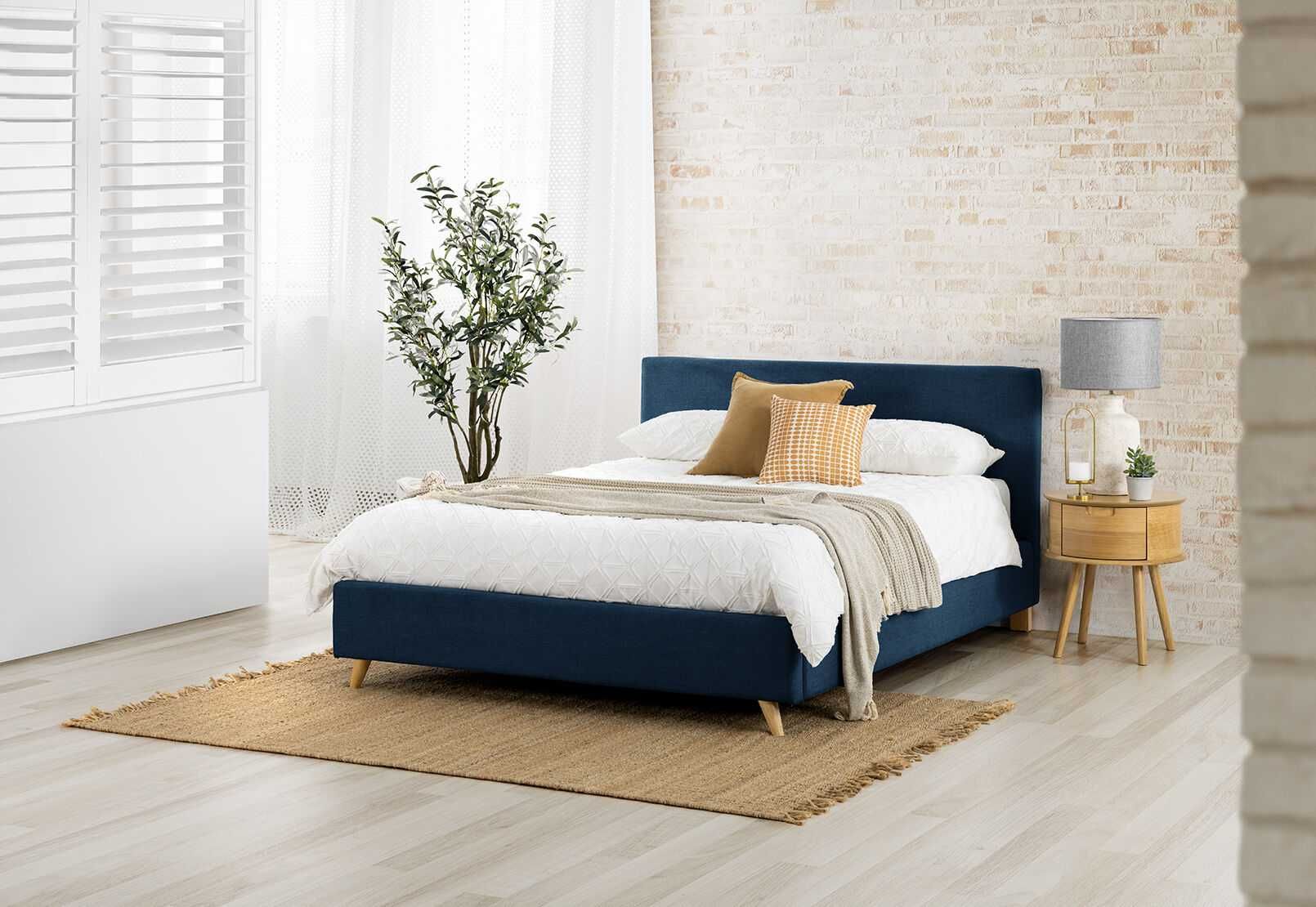 Łóżko tapicerowane, sypialnia MIRA 140×200. PRODUCENT transport gratis