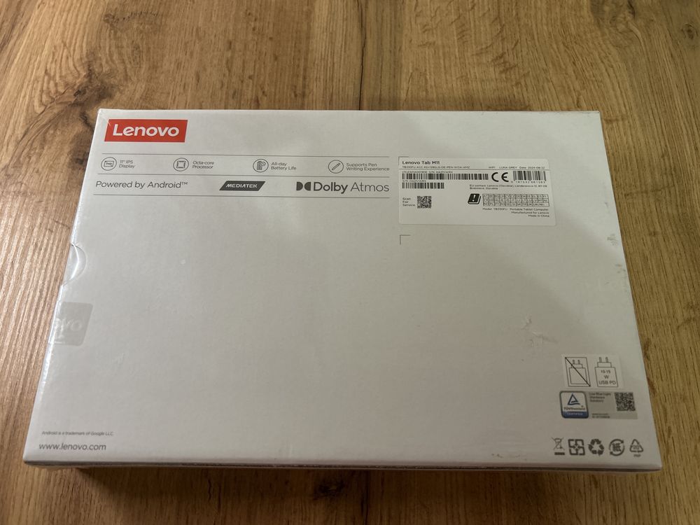 Планшет Lenovo Tab M11 TB330FU 4/128  Luna Grey + Pen + скло + чехол