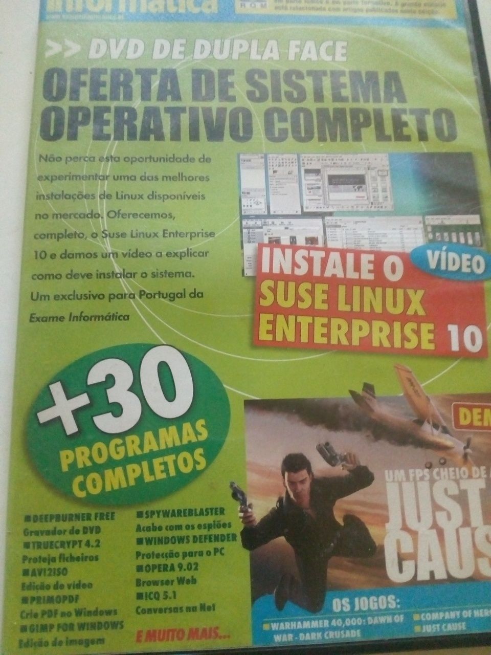 + de 30 programas e o Linux