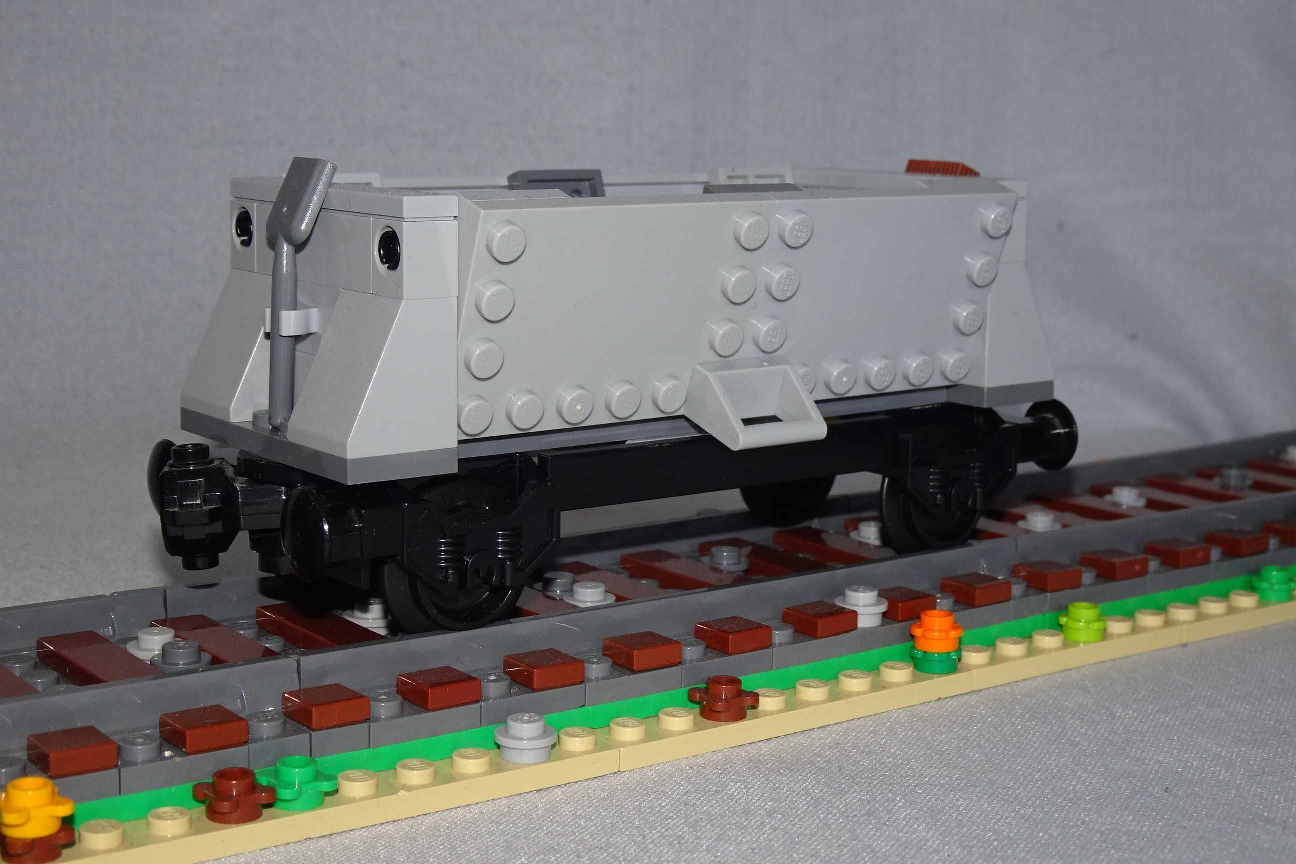 GRATIS wysyłka LEGO train wagon towarowy szary 7898