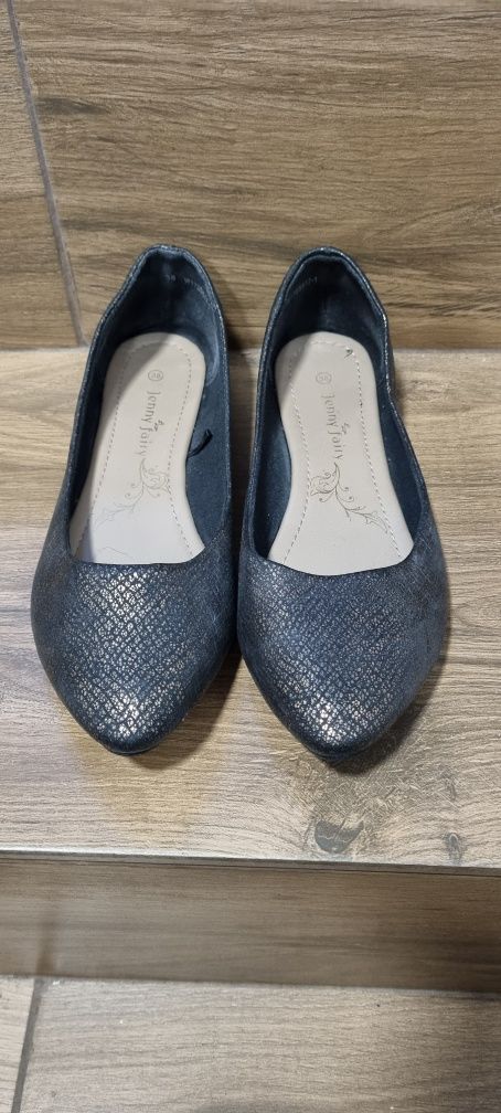 Buty baleriny rozmiar 38 czarno złote