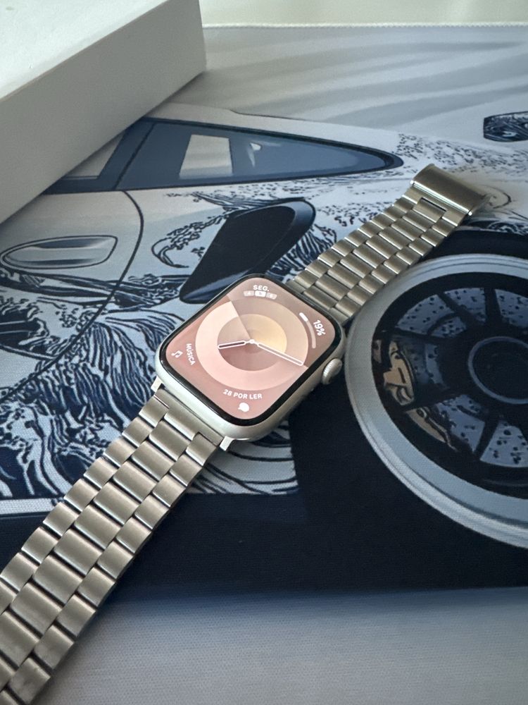 Apple watch series 9 45mm luz das estrelas