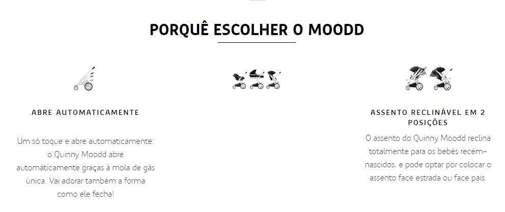 Carrinho bebé Quinny Moodd
