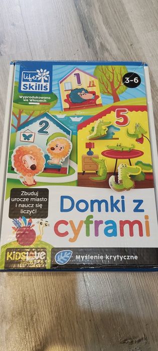 Life skills , domek z cyferkami 3-6 lat