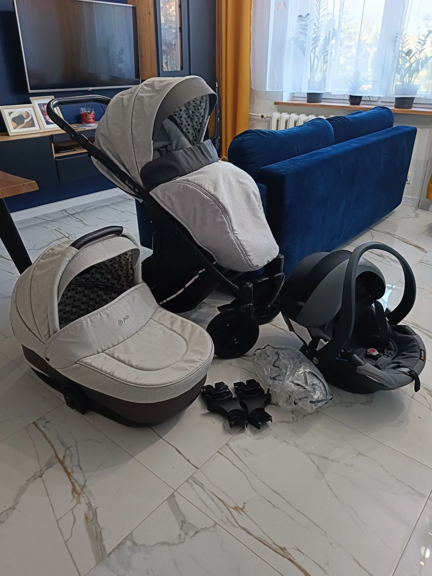 Wózek 3w1 Jedo Koda Szary