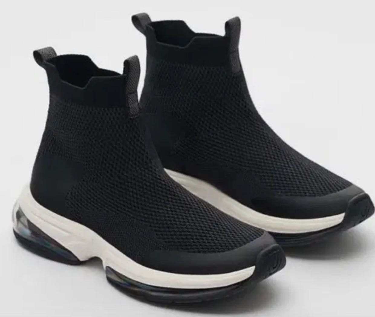 ZARA Buty z elastyczną cholewką i oryginalną podeszwą NOWE ZARA  34