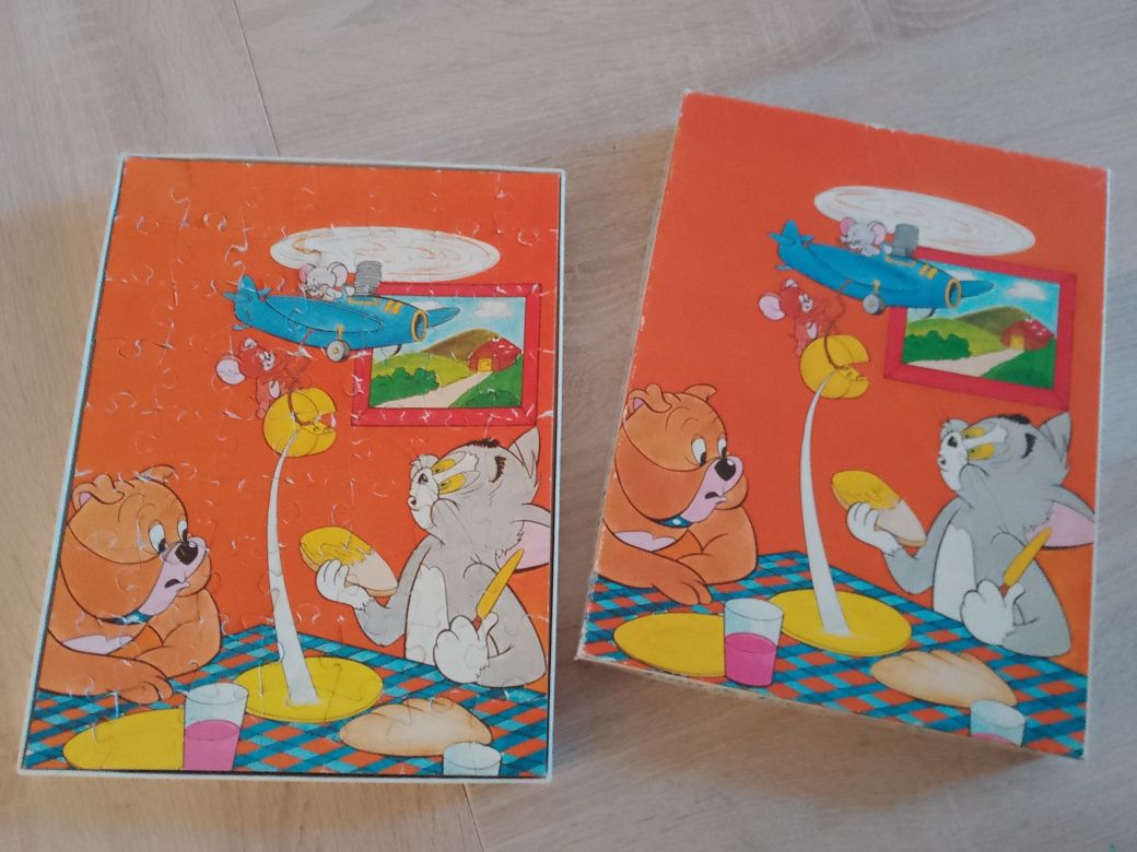 Puzzle Tom i Jerry Jig Saw 1976 Vintage