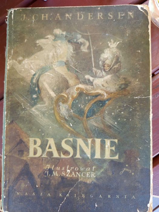Stara książka baśnie Andersena z 1957 roku