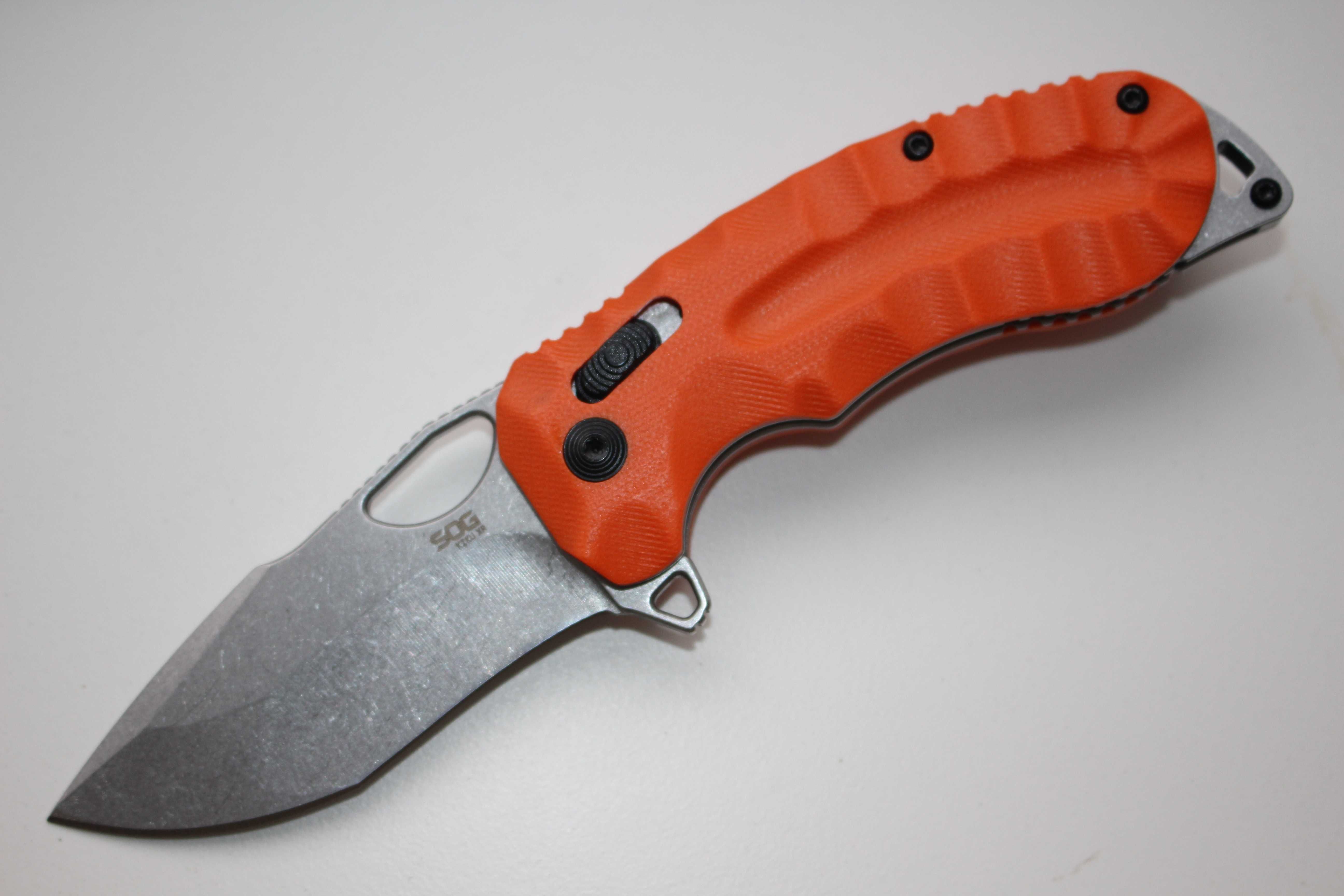 Кишеньковий ніж складаний туристичний SOG Kiku XR накладки G10 нож