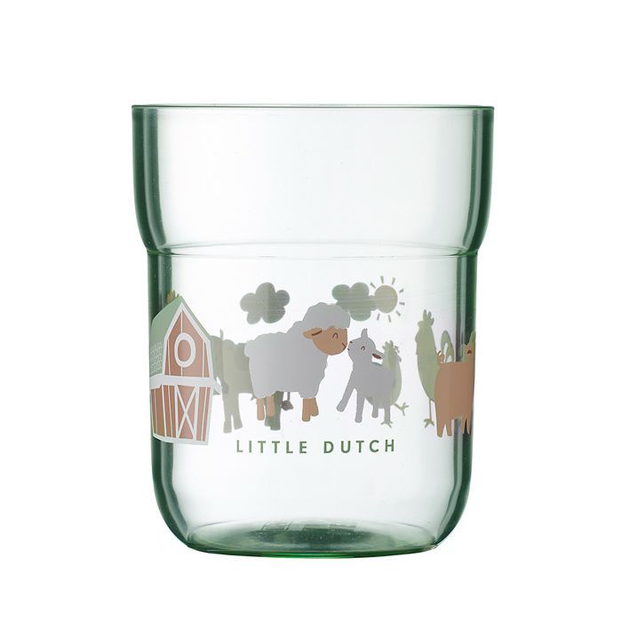 mepal szklanka dziecięca 250 ml mio little farm ze zwierzętami green