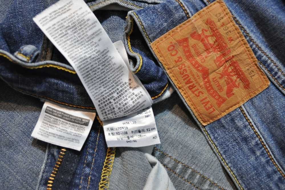 LEVIS 751 92cm 36/29 męskie spodnie jeansowe stretch straight s2v