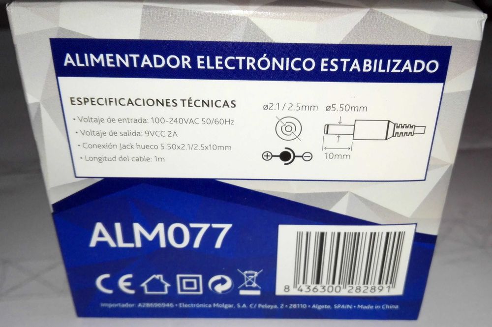 Carregador Nimo 9V