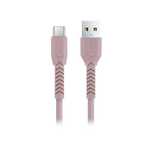 Kabel Maxlife MXUC-04 USB - microUSB 1,0m 3A różowy